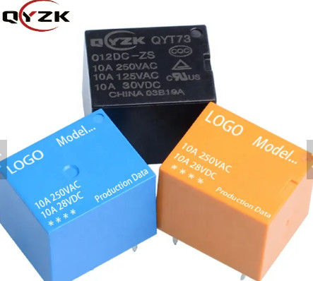 Przekaźnik przełączający 12 V JQC-3F Spdt Pcb 5 Pin T73 DC 48 V 24 V 12 V 5 V Elektromagnetyczny